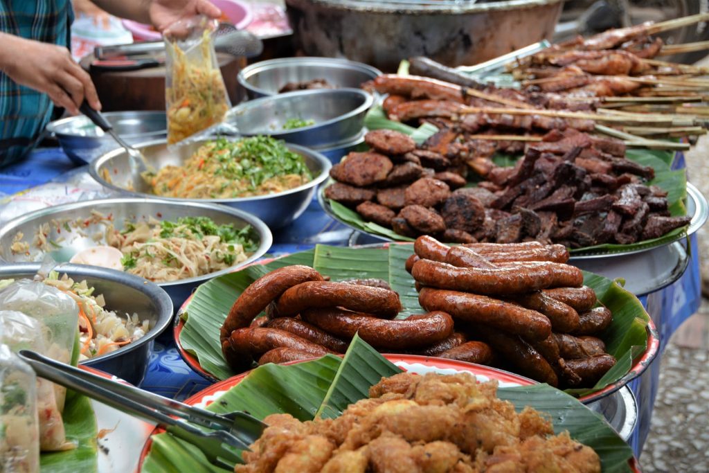 Comida no Laos