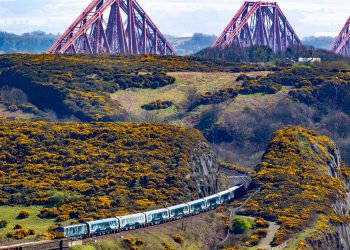 Trem de Londres para Edimburgo