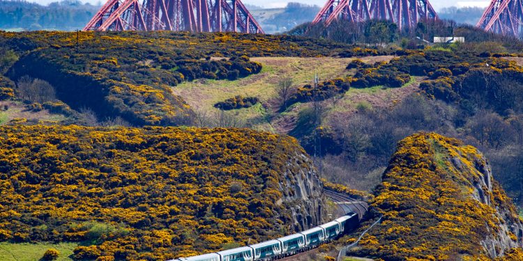 Trem de Londres para Edimburgo