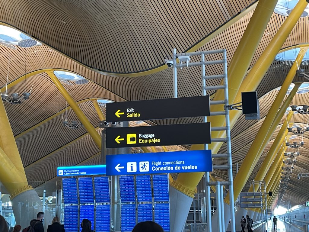 Aeroporto Barajas em Madrid