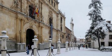 Neve Espanha perto de Madrid