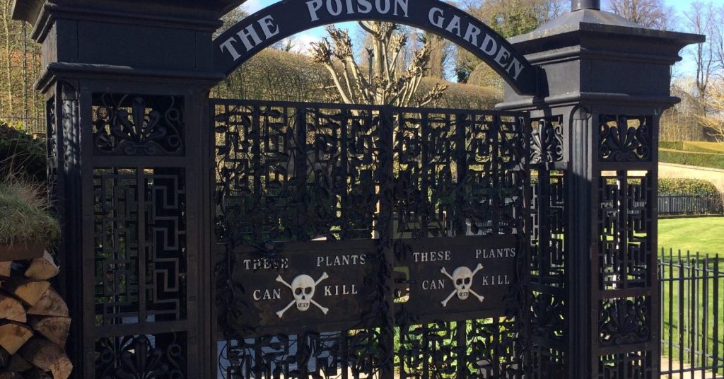 Jardim Venenoso ou Poison Garden de Alnwick