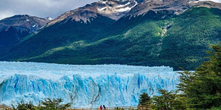 Geleira de Perito Moreno na Patagônia Argentina