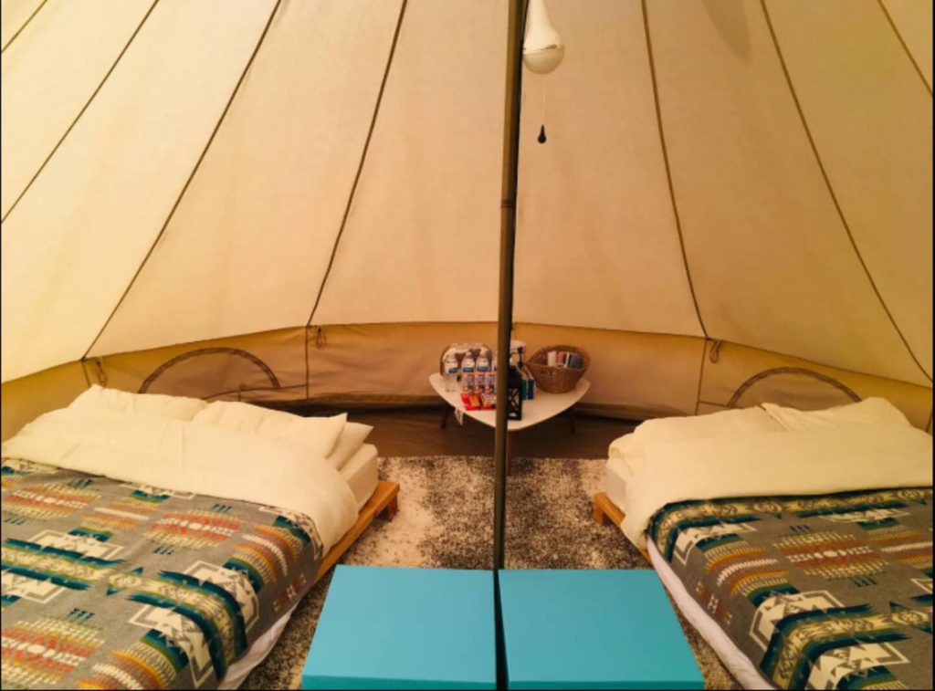Airbnb de glamping na chapada Bela tenda na Chapada no complexo do prata