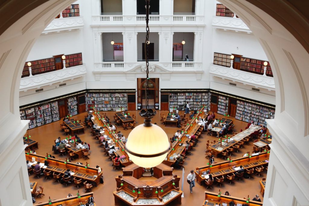 Biblioteca  State Library Victoria na Austrália