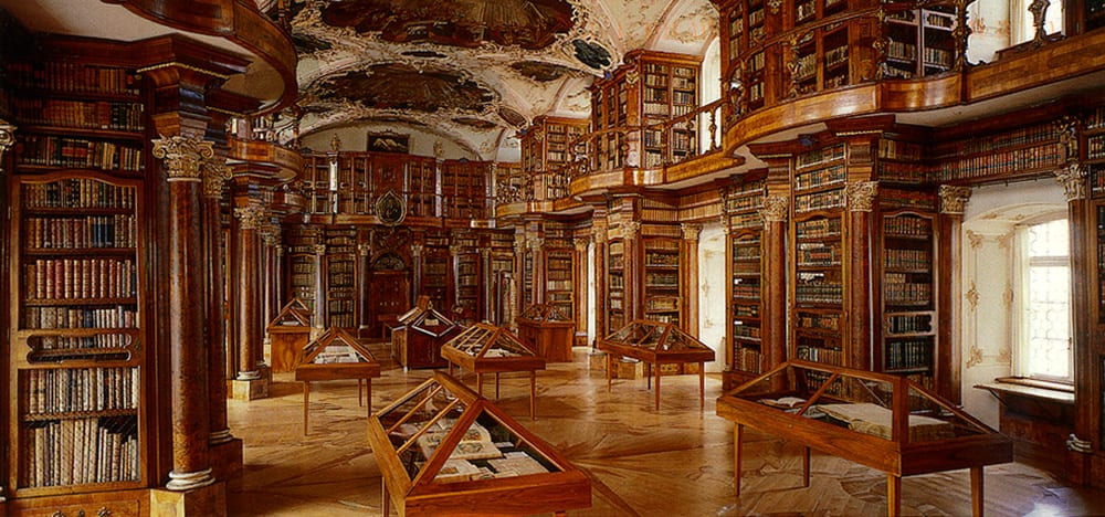 Biblioteca Abbey Library of Saint Gall na Suiça