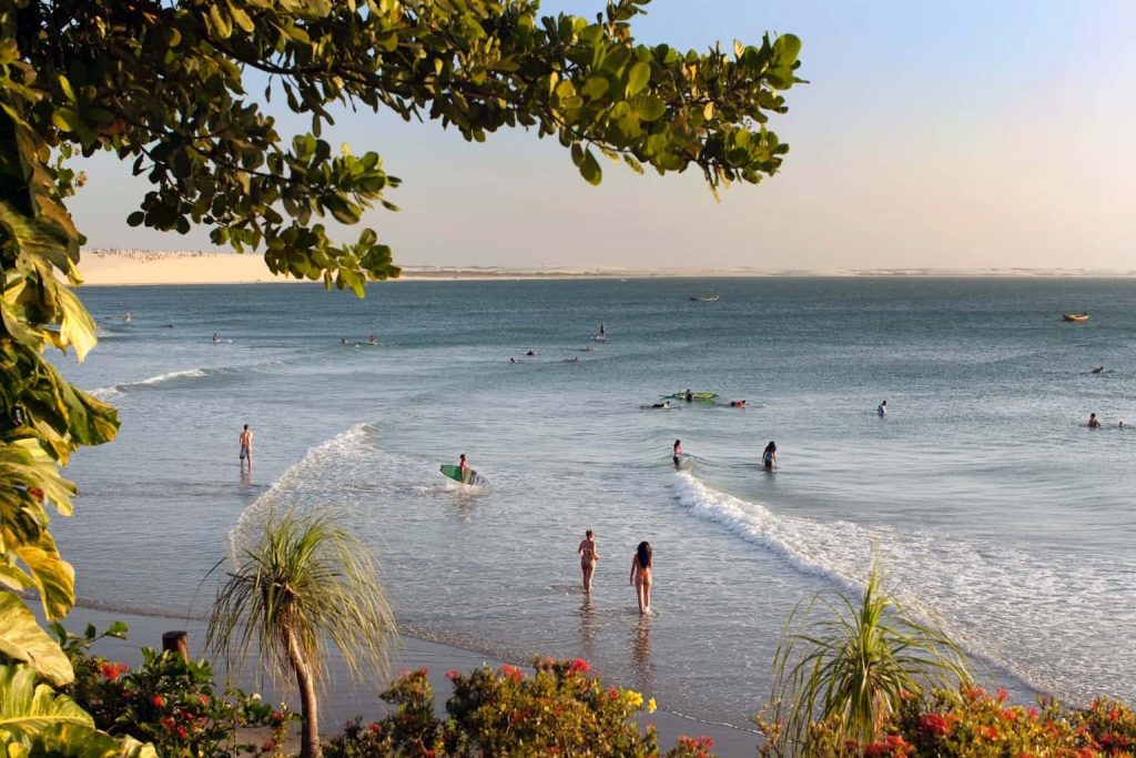 Jericoacoara no Ceará um dos 10 destinos do litoral.